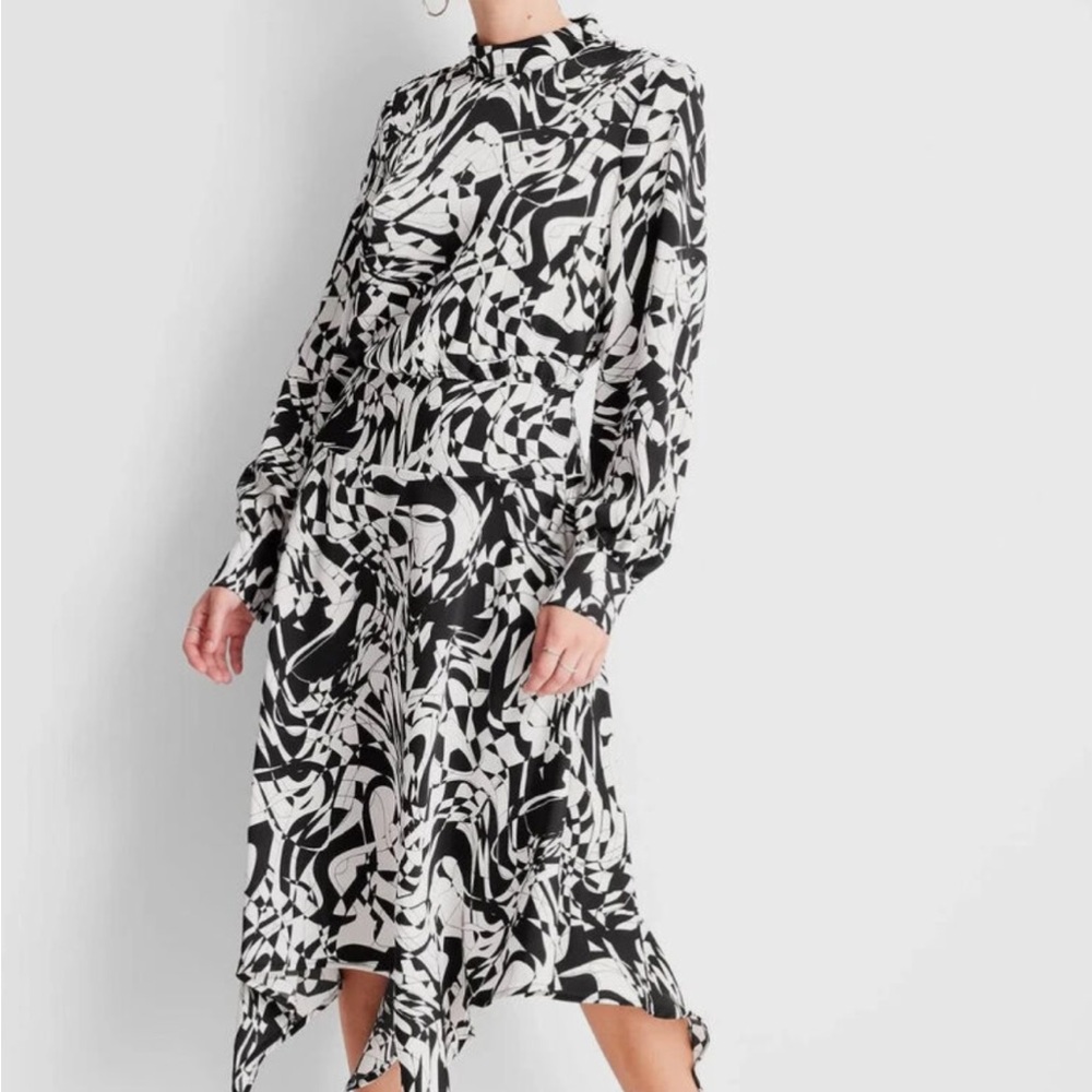 Target Future Collective L black and white dress.